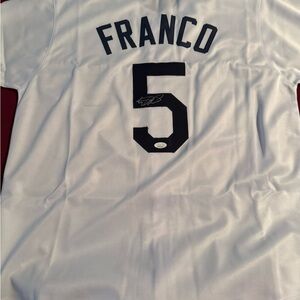 Tampa bay rays Wander Franco Signed Jersey